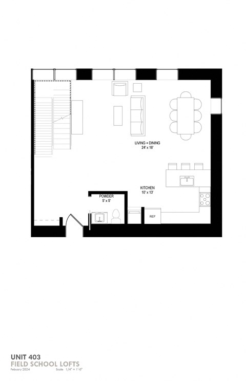 a black and white diagram of a floor plan of a house